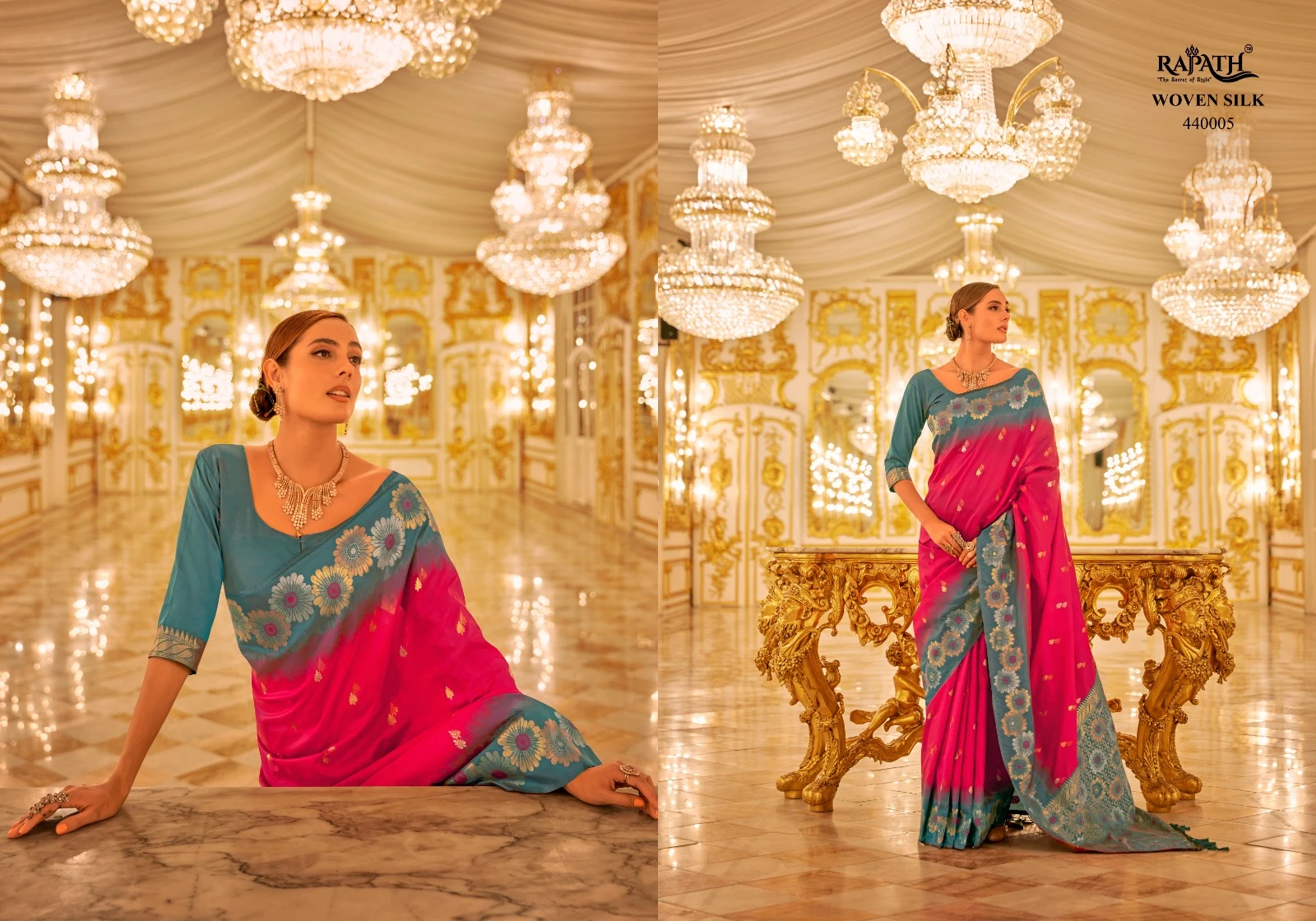 Rajpath Neytiri Banarasi Silk Wholesale Fancy Sarees Catalog — Wholesale Sarees, MPA wholesale from Surat - Gallery Image 9